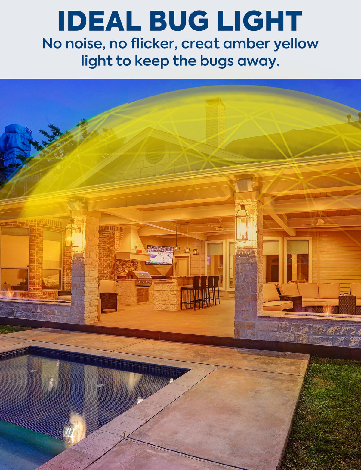Nouscan PAR38 with E26 base enables easy installation in standard fixtures