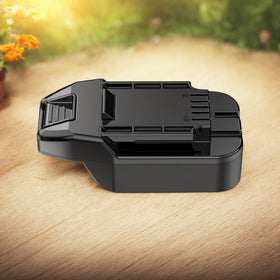 NovaQuantic adapter with DeWalt 20V battery connection enables broad tool usage.