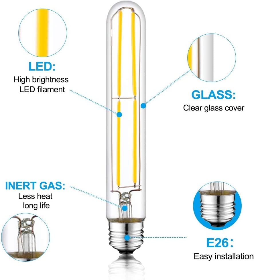 NOVELUX 4-pack packaged bulbs ideal for chandeliers and rustic interiors.