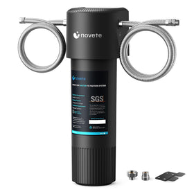 NOVETE under-sink filter installation kit ready for quick setup and clean water.