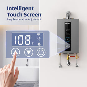 100,000 BTU NOVIEEX heater delivers instant hot water across fixtures