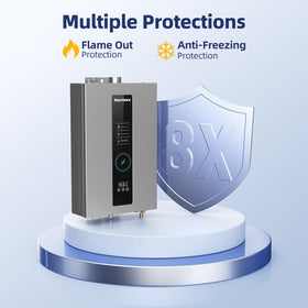 NOVIEEX safety features guard against leaks and overheating