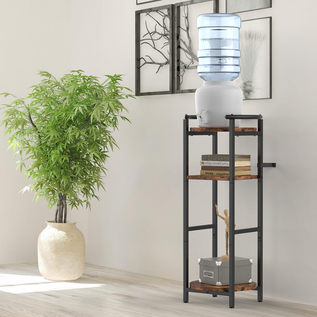 NOVIMANGO 36-5 inch height stand fits most counters and keeps bottles organized