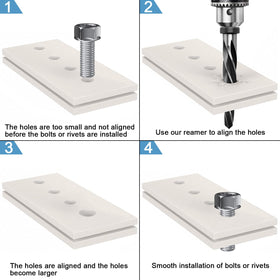 NOVINO heavy-duty reamer with 1/2 inch shank delivers reliable tool grip.