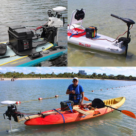 NOVINO 10 ft kit minimizes clutter while keeping power accessible on a boat.