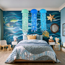 Novobuys jellyfish lanterns double as ocean-themed photo backdrops