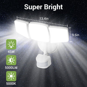 NOVOSTELLA IP65 waterproof outdoor flood light designed for rain and dust resistance.