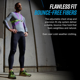 Adjustable fit over coats for year-round use with secure comfort.