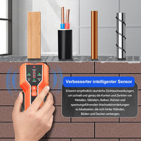NOYAFA 3-in-1 detects live AC wires to prevent accidental contact during installs.