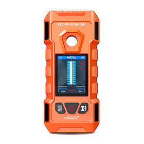 NOYAFA stud finder wall scanner with 6in1 LCD display for precise locating in walls.