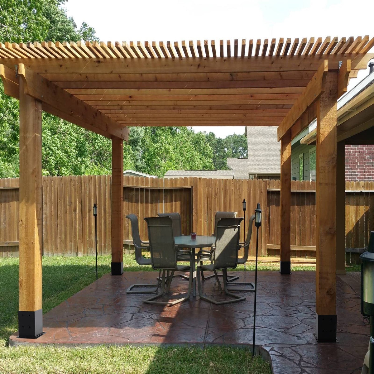 Nrspp porch fence use example illustrates stable posts for outdoor spaces.