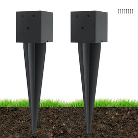 Nrspp fence post anchor upper-4in lower-12in supports 4x4 posts, corrosion resistant.