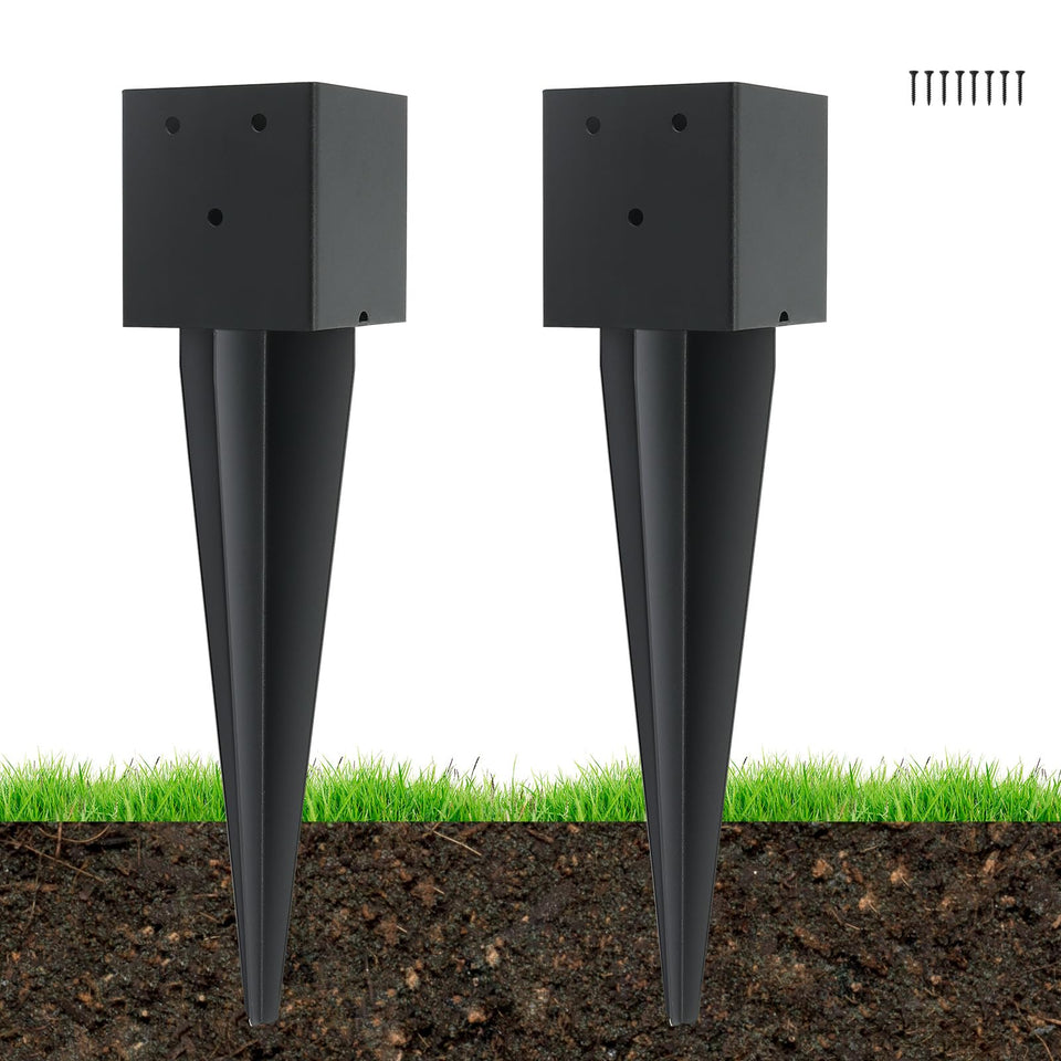 Nrspp fence post anchor upper-4in lower-12in supports 4x4 posts, corrosion resistant.