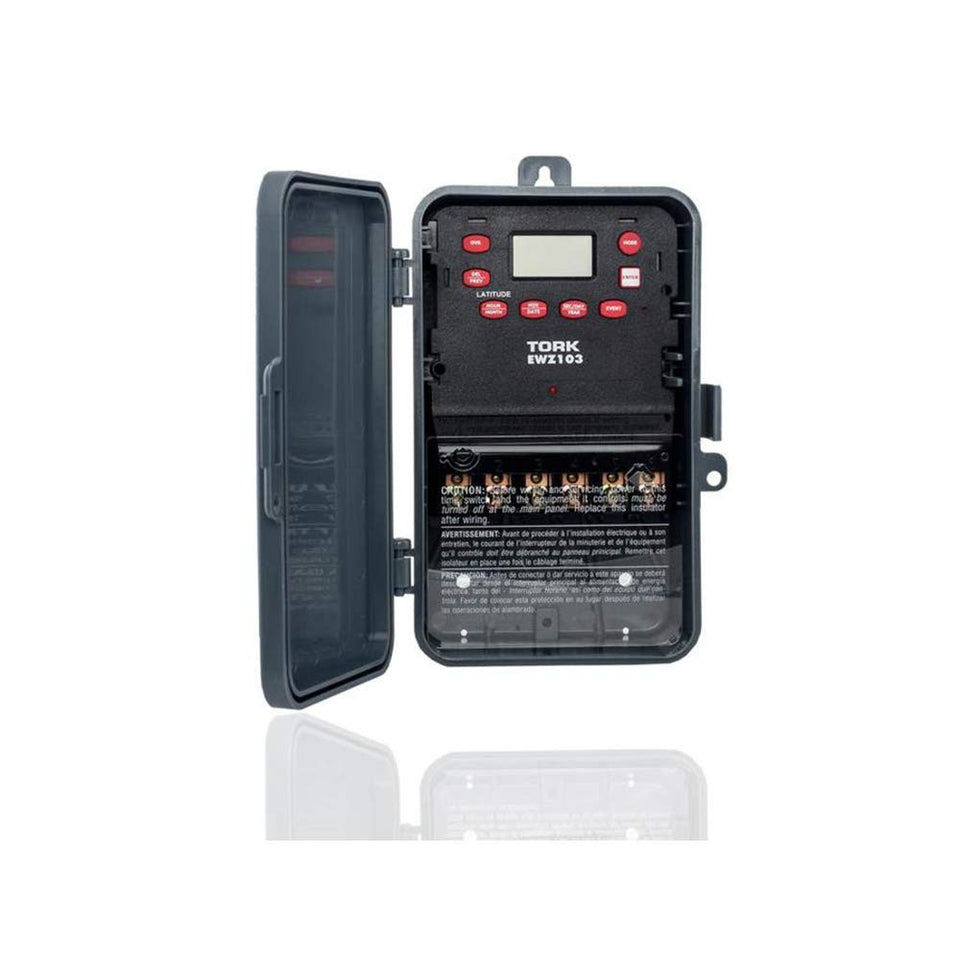 NSI EWZ103 front view timer for indoor/outdoor reliability.