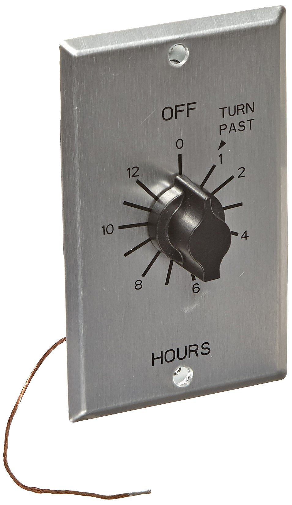 NSI TORK C412H metal-faceplate timer enables automatic shutoff for lights