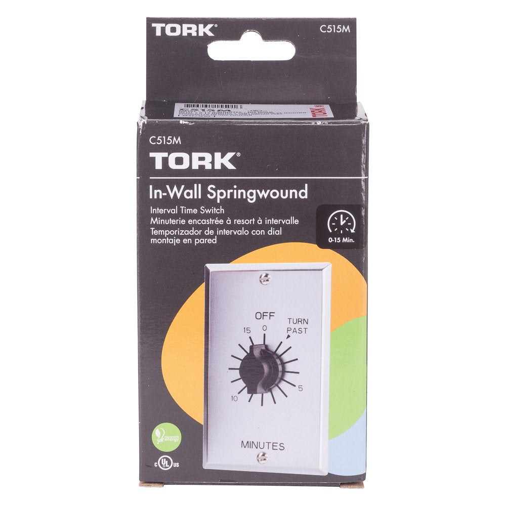 NSI TORK C515M installed in-wall timer demonstrates compact timing solution