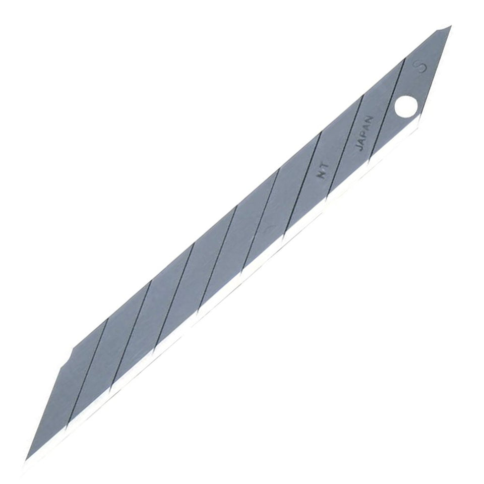 NT Cutter 9mm snap-off blades in a 100-pack with a sharp, durable edge.