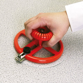 NT Cutter circle cutter blade compartment with spare BC-400 blades for convenience.