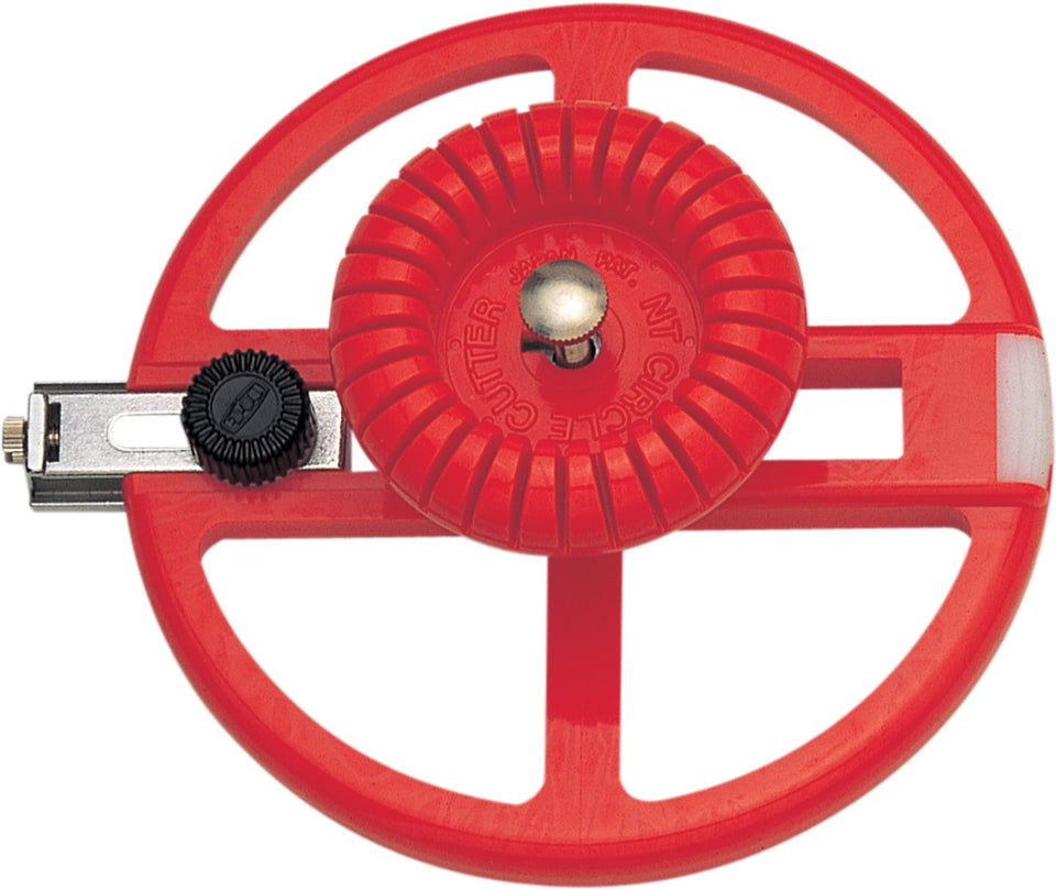NT Cutter heavy-duty circle cutter setup shows stability for clean, accurate cuts.