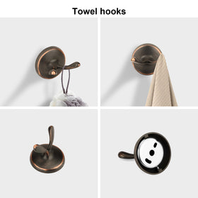 Ntipox oil rubbed bronze finish enhances bath decor and corrosion resistance.