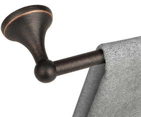 Ntipox antique bathroom towel bar 24-inch with oil rubbed bronze finish adds vintage charm