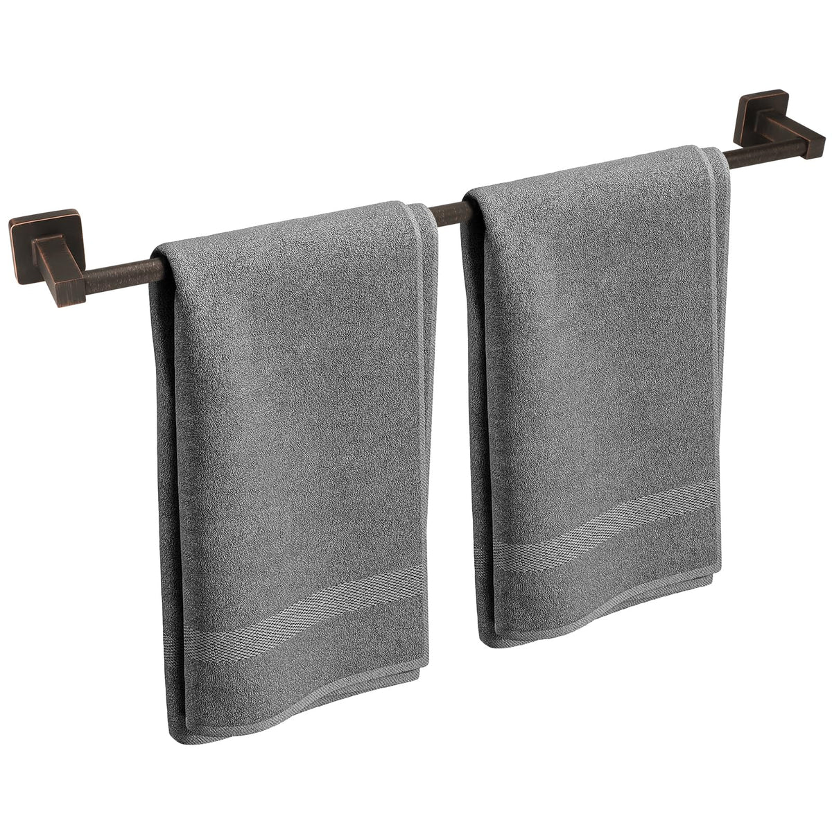Ntipox antique towel bar complements vintage to modern luxe baths