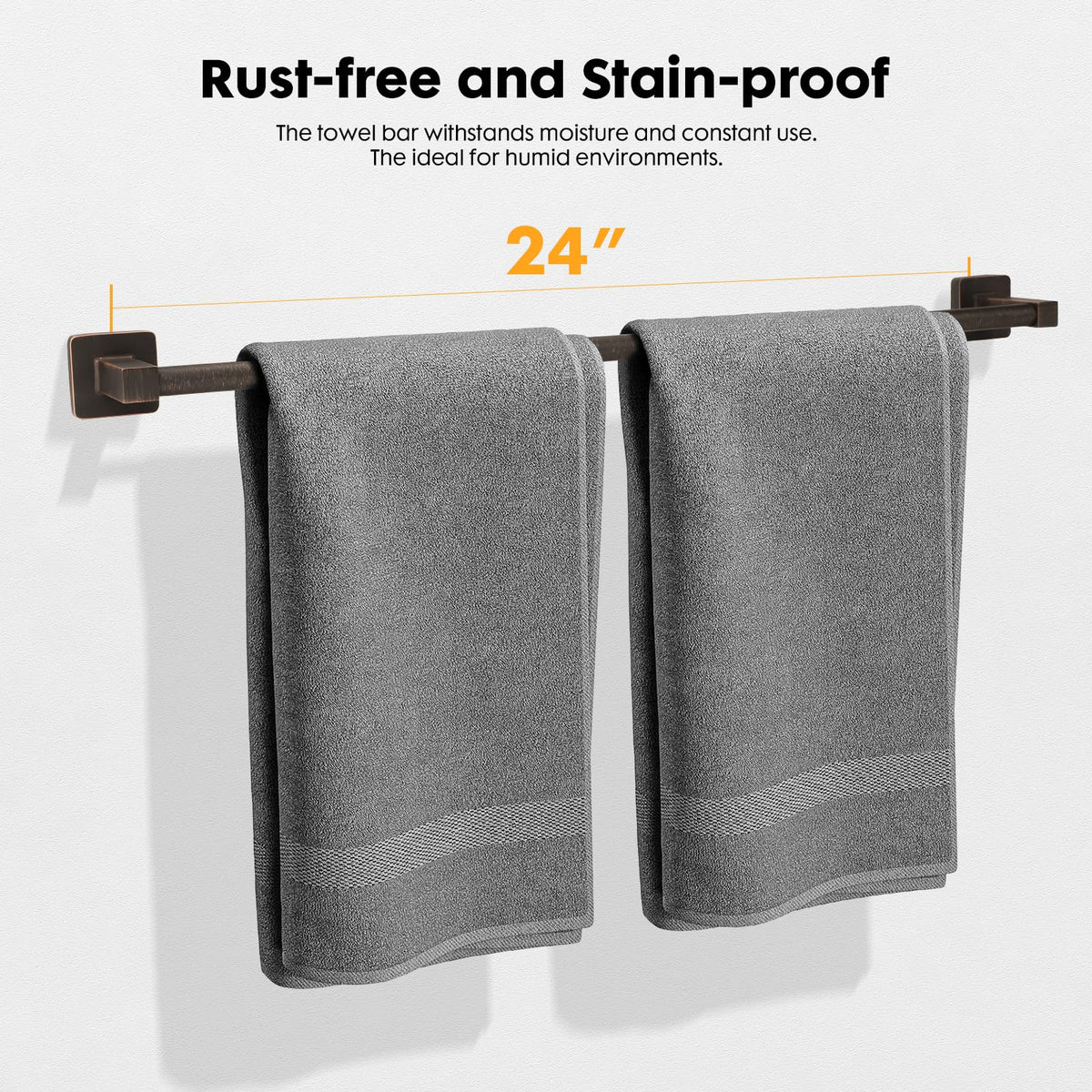 Ntipox oil rubbed bronze finish adds warmth and classic charm to any bathroom