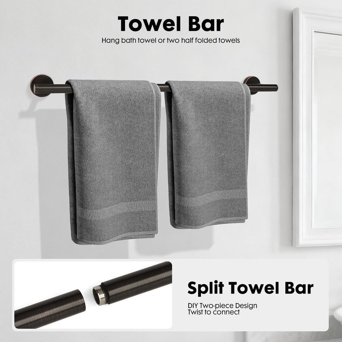 Ntipox oil rubbed bronze toilet paper holder with rust-resistant finish.