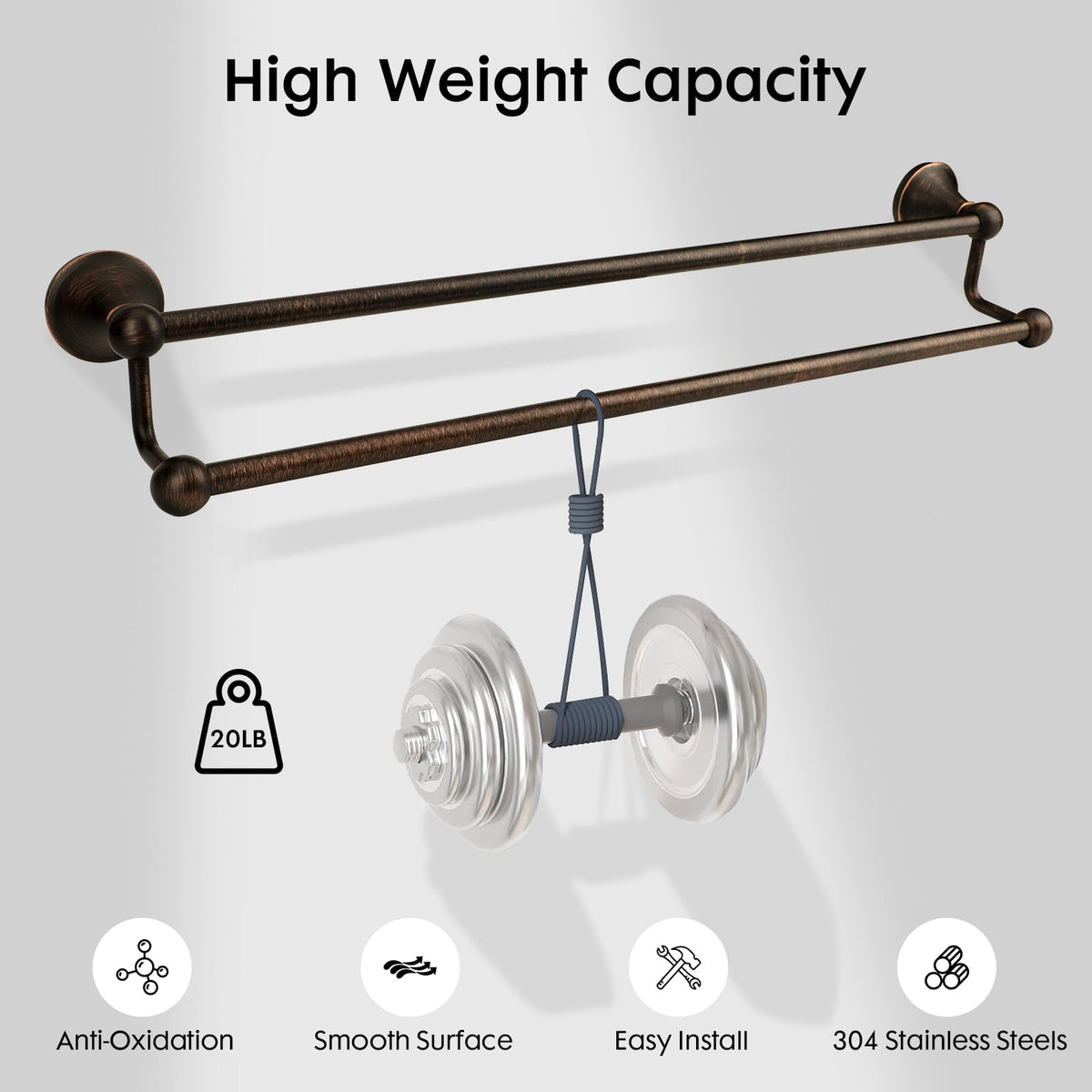Durable zinc alloy and stainless steel construction by Ntipox