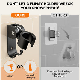 NTPN easy-install base ensures a secure, stable shower setup.