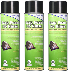 Nu-Calgon Evap Foam cleans evaporator coils with no rinse required