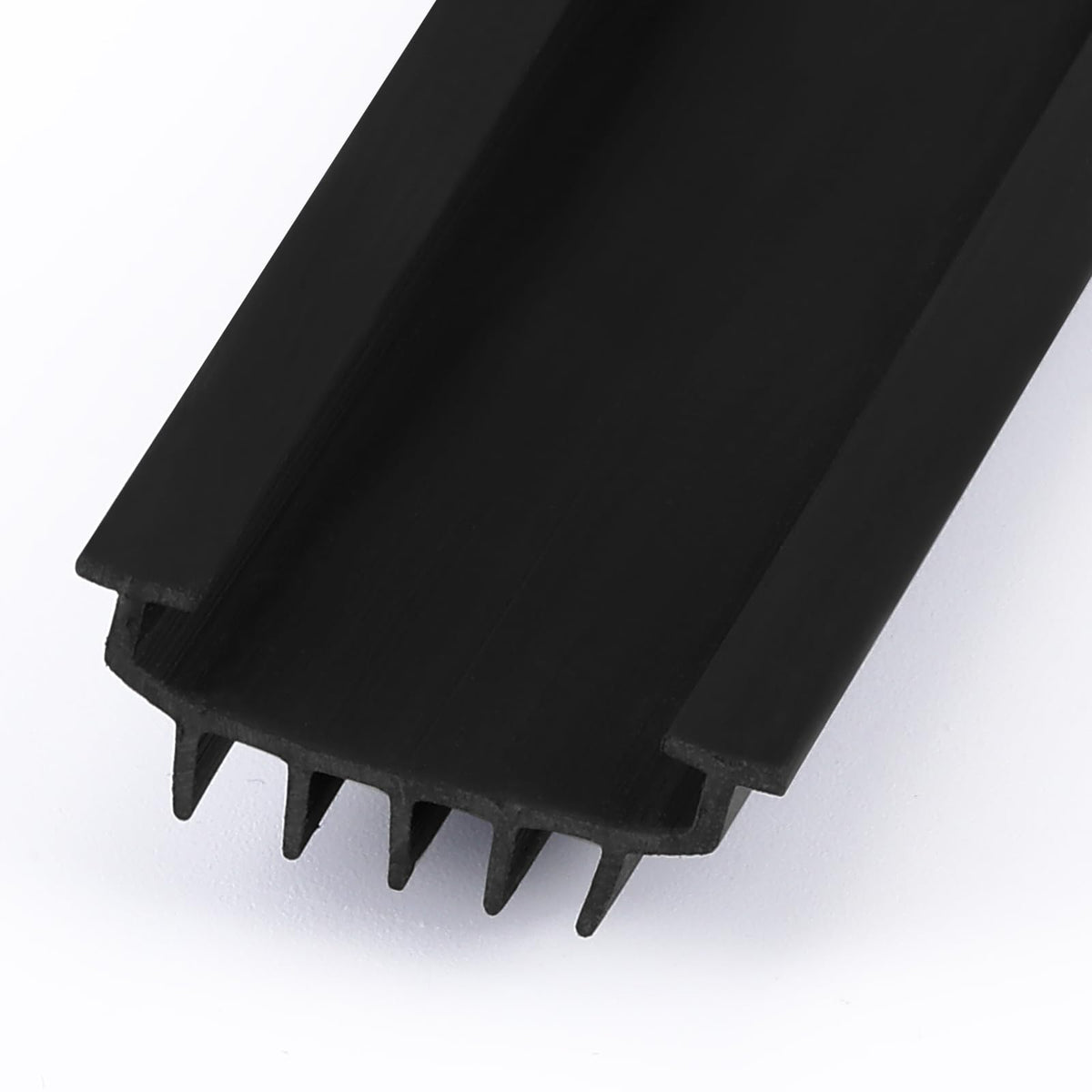 Nuanchu 36-inch U-shaped rubber door bottom seal ready for trimming to fit most doors.