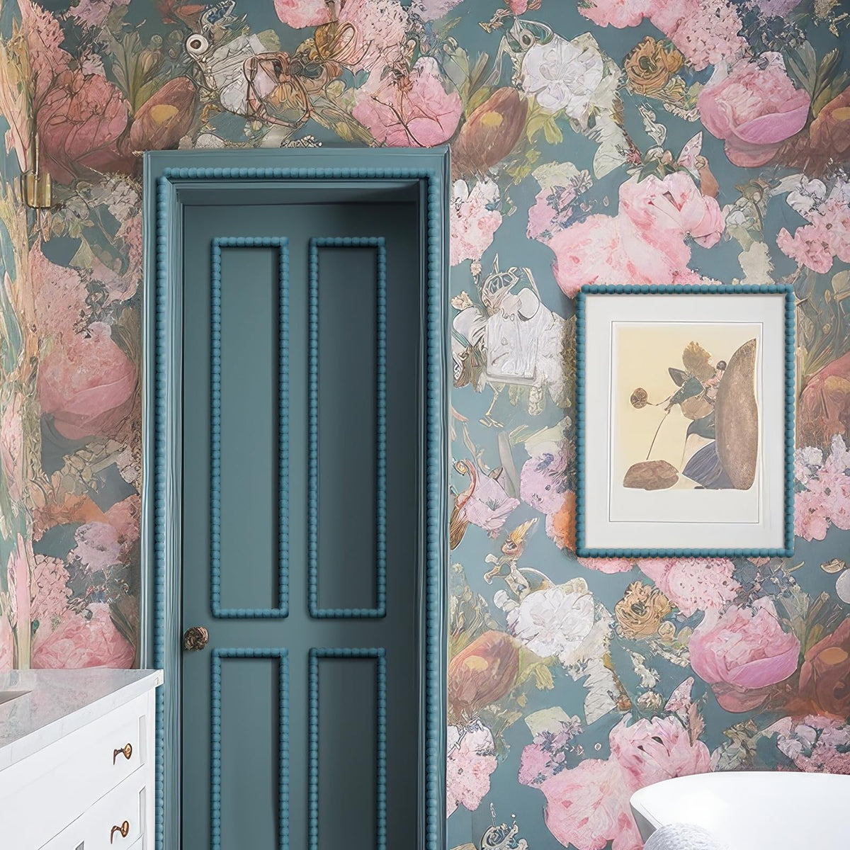 Nuanchu half-bead molding adds natural texture and decorative charm to spaces.