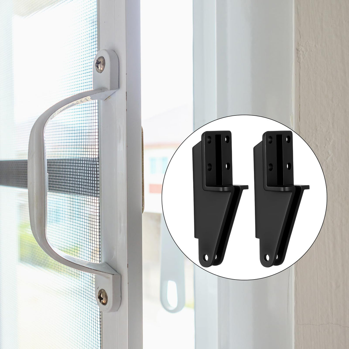 Nuanchu easy-install bracket with standard screws for quick setup.