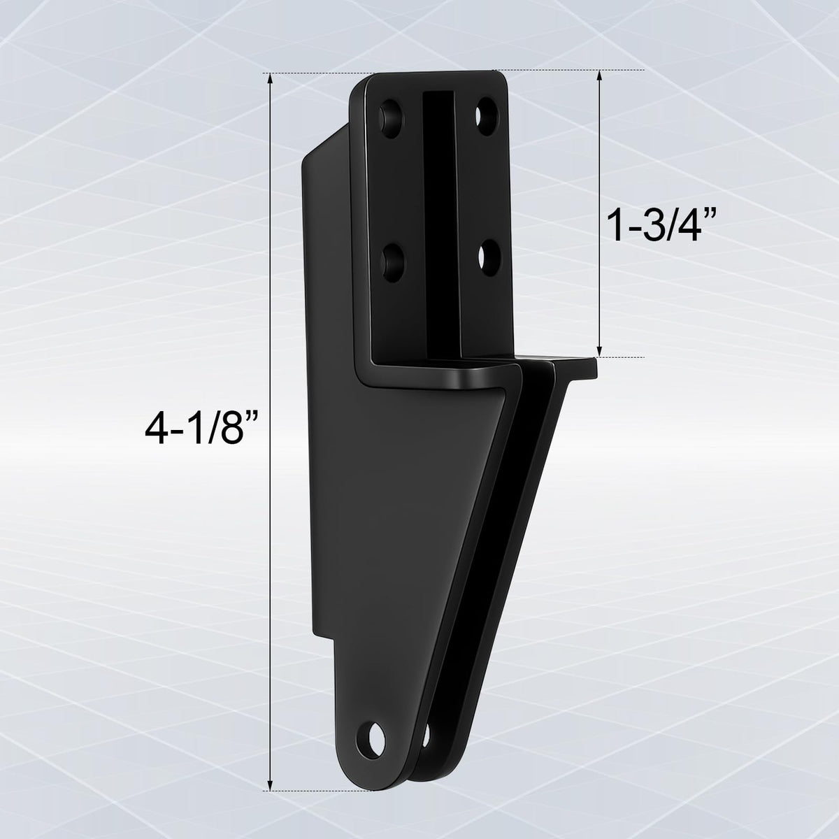 Nuanchu plastic closer bracket provides durable replacement for storm doors.