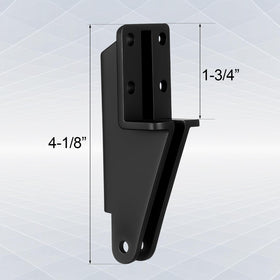 Nuanchu plastic closer bracket provides durable replacement for storm doors.