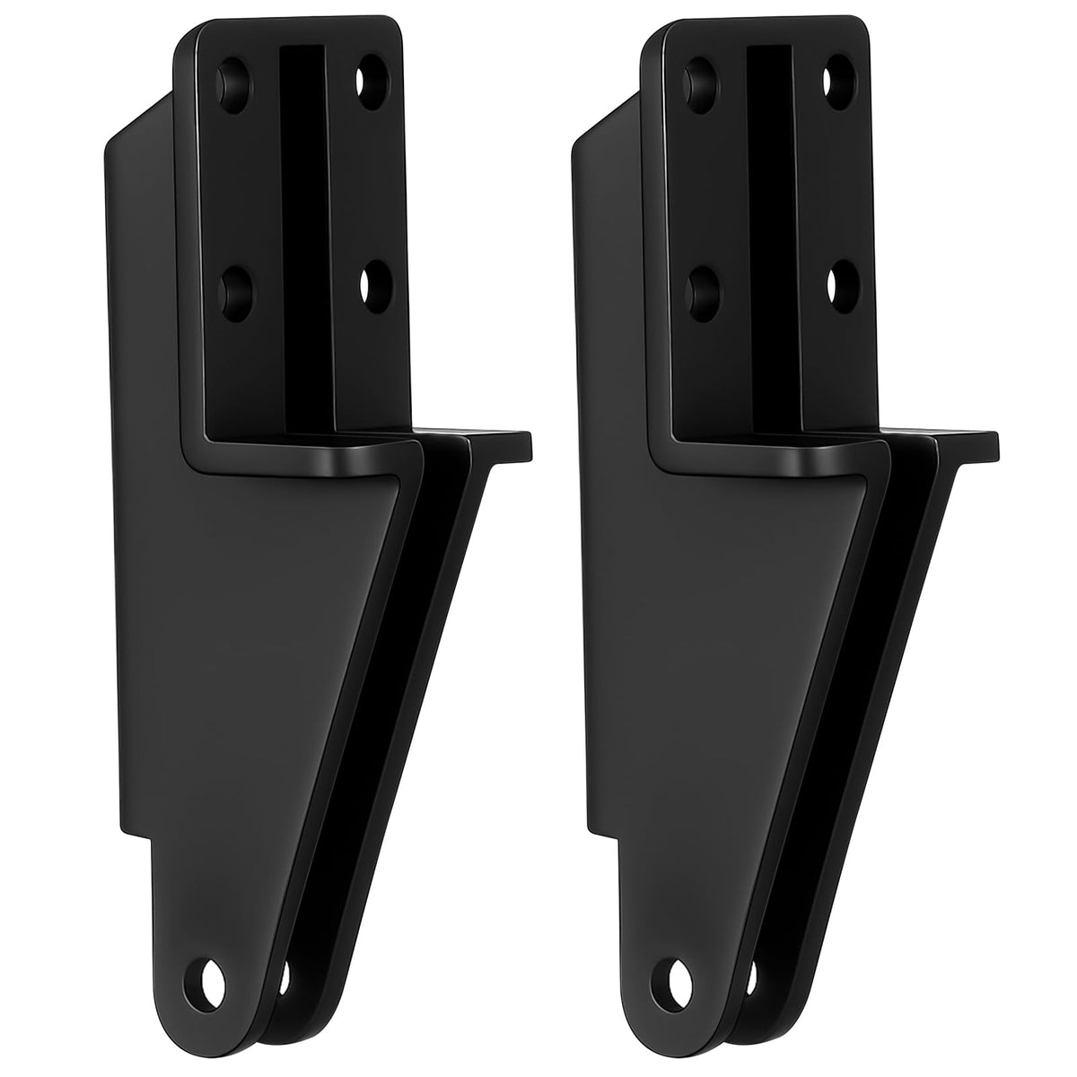 Nuanchu black post-mount screen door closer bracket for reliable operation.