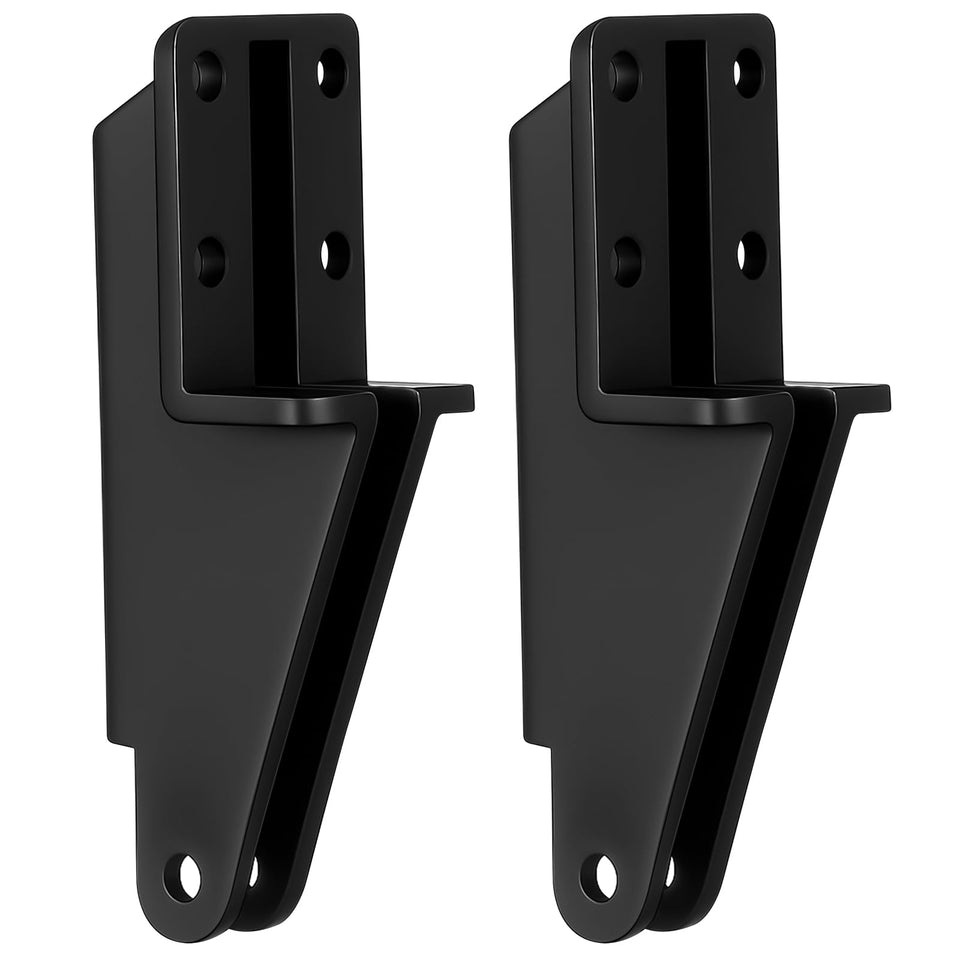 Nuanchu black post-mount screen door closer bracket for reliable operation.