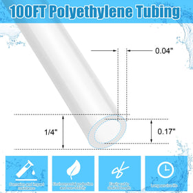 Nuanchu tubing close-up shows precise ID and OD for reliable flow in beverage pumps.