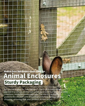 Nueve Deer chicken coop application demonstrating secure critter containment.