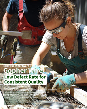 Nueve Deer durable wire fence increases weld area for longevity