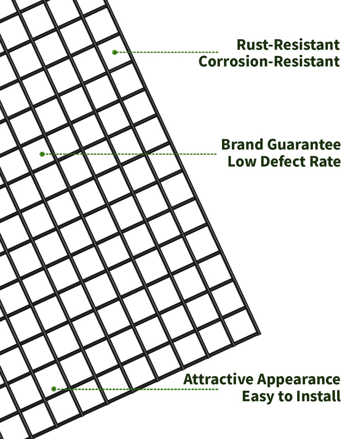 Nueve Deer galvanized core with 19-gauge strength for outdoor use.
