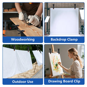NUITPY versatile clamps support crafts photography and small woodworking tasks.