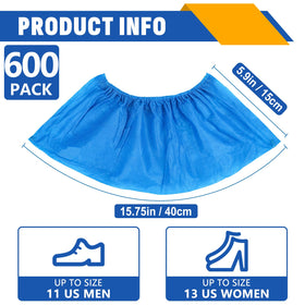 NUITPY non-woven fabric shoe covers offer breathable indoor protection.