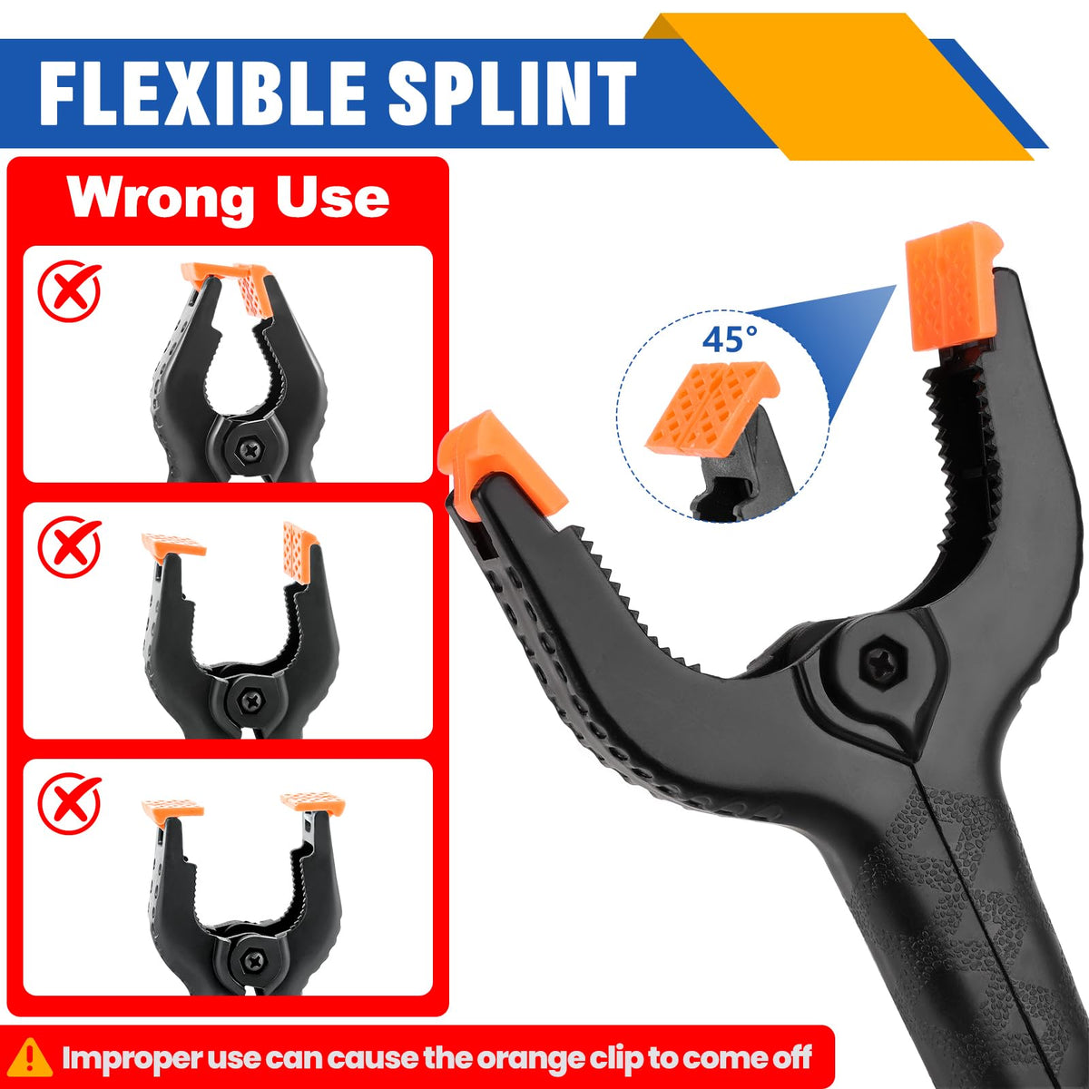 NUITPY nylon spring clamps, durable for crafts and DIY projects.