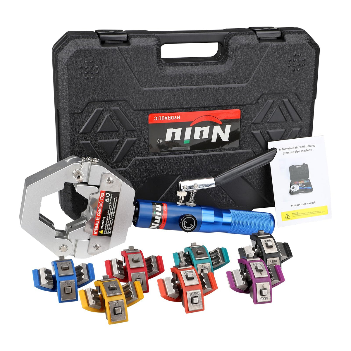 NUIU FS-7842A crimping action for uniform hose crimps