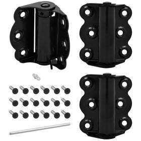 Nuk3y Screen Door Spring Hinge Set with two self-closing hinges for smooth door return.