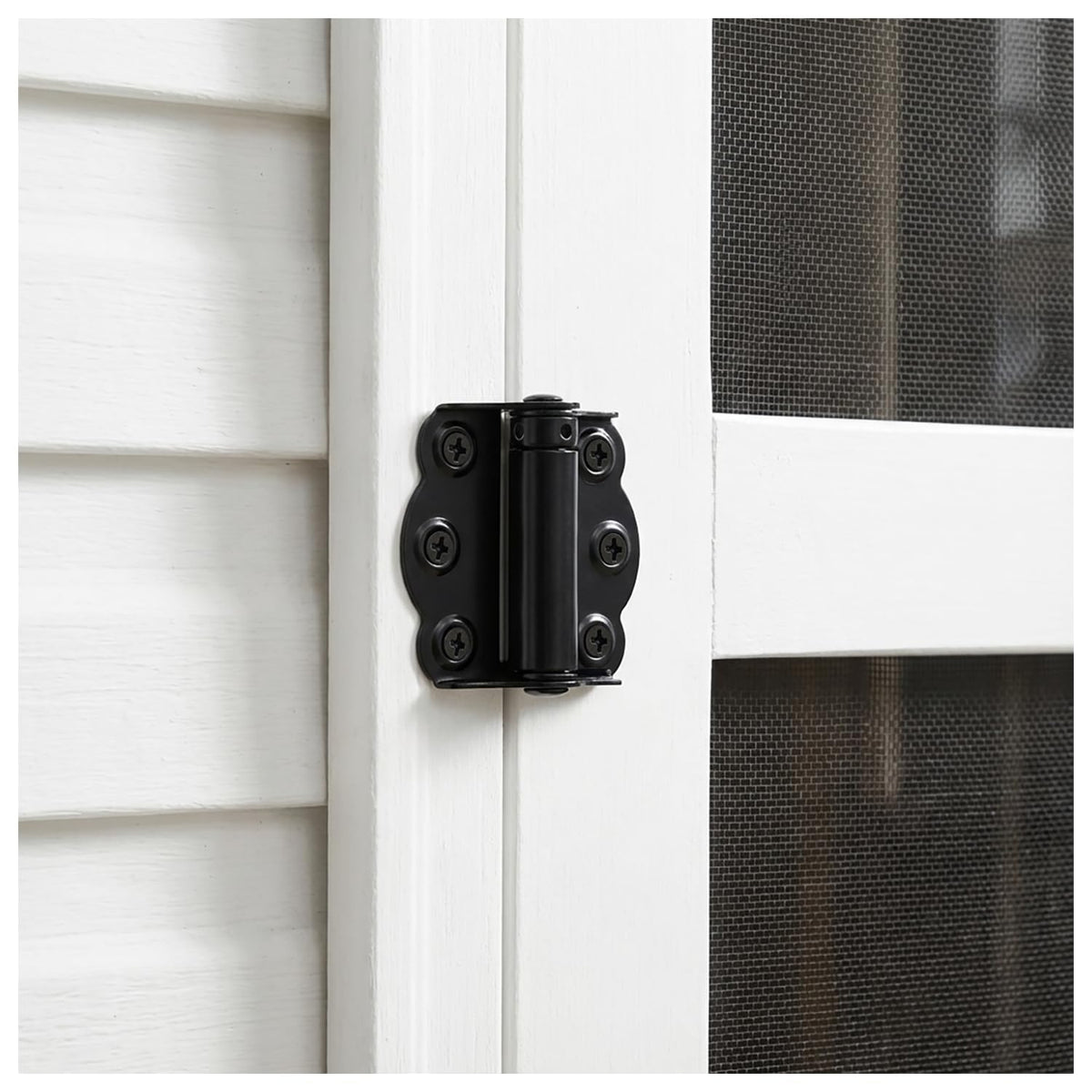 Nuk3y Screen Door Spring Hinge Set durable steel construction for long-lasting performance.