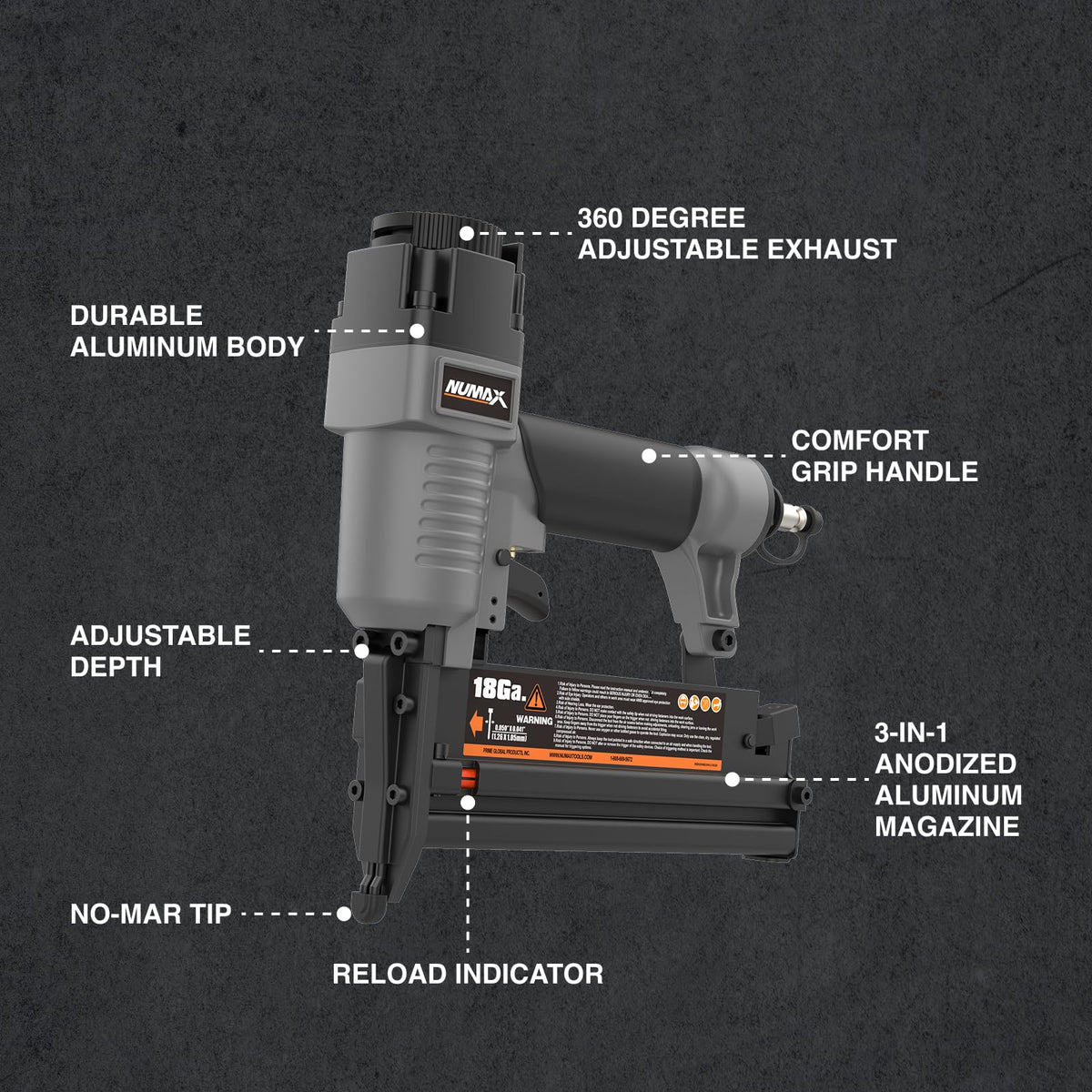 NuMax SL31 reload indicator for planning fastener use