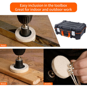 NuoDunco 2-inch quick-change disc for front-use finishing on larger areas.